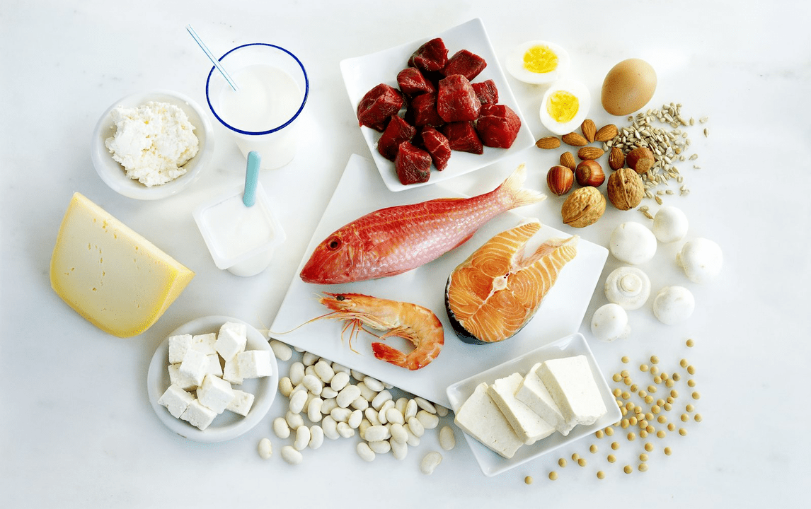 τροφές με υψηλή περιεκτικότητα σε πρωτεΐνες