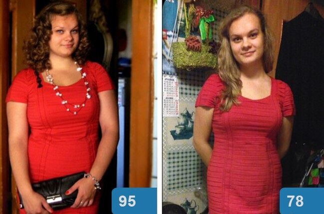 Κορίτσια πριν και μετά την απώλεια βάρους σε 4 εβδομάδες με τη δίαιτα Maggi
